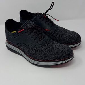 Men's Cole Haan OriginalGrand 360 Black and Gray Wingtip Oxford Shoes